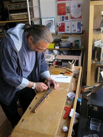 Accordion repair workshop